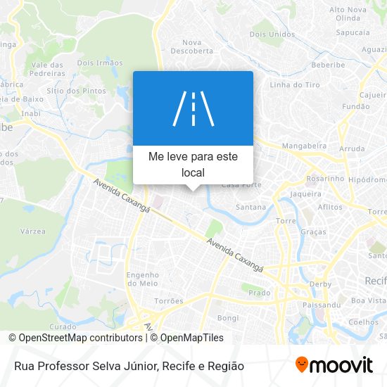 Rua Professor Selva Júnior mapa
