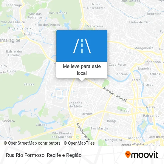 Rua Rio Formoso mapa