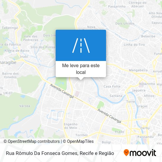 Rua Rômulo Da Fonseca Gomes mapa