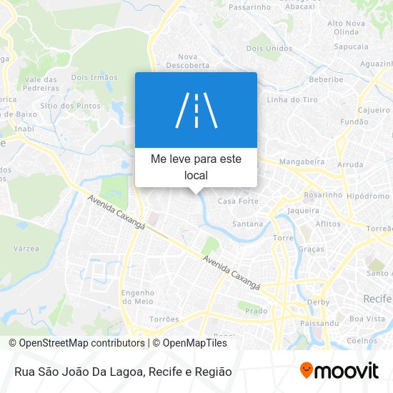 Rua São João Da Lagoa mapa
