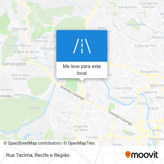 Rua Tacima mapa