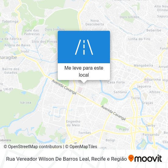 Rua Vereador Wilson De Barros Leal mapa