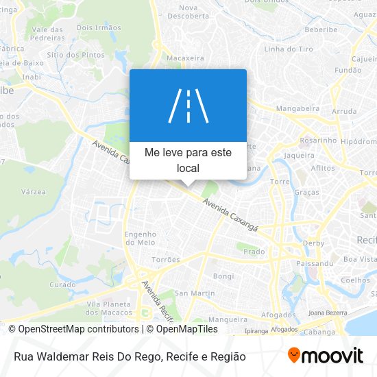 Rua Waldemar Reis Do Rego mapa