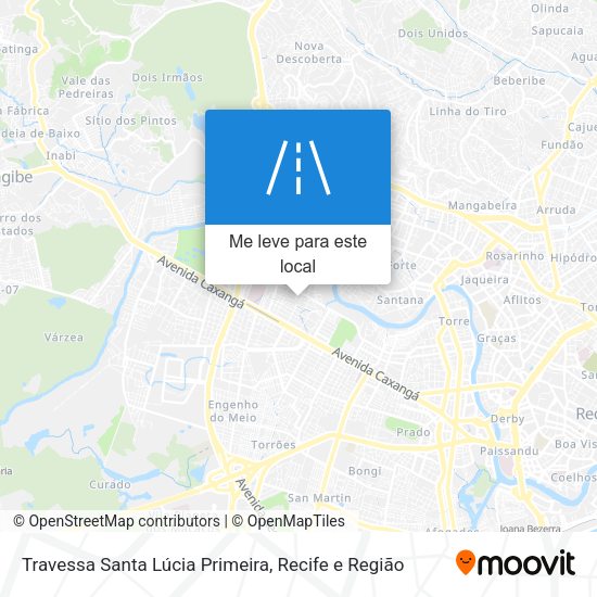 Travessa Santa Lúcia Primeira mapa