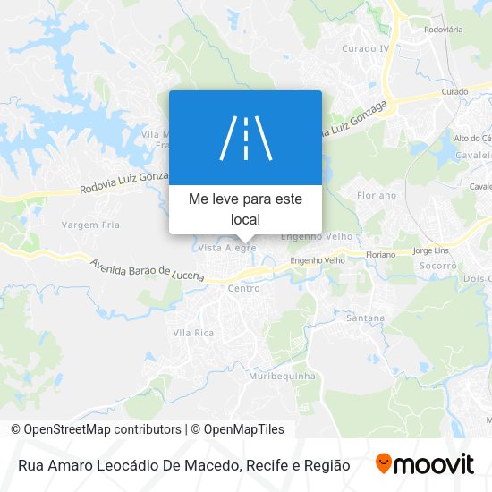 Rua Amaro Leocádio De Macedo mapa