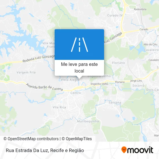 Rua Estrada Da Luz mapa