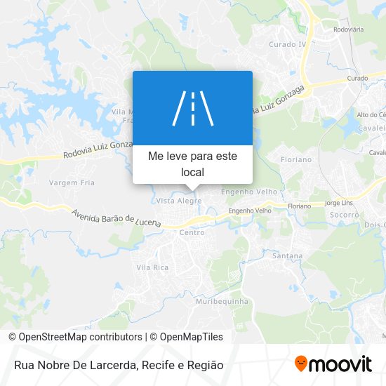 Rua Nobre De Larcerda mapa