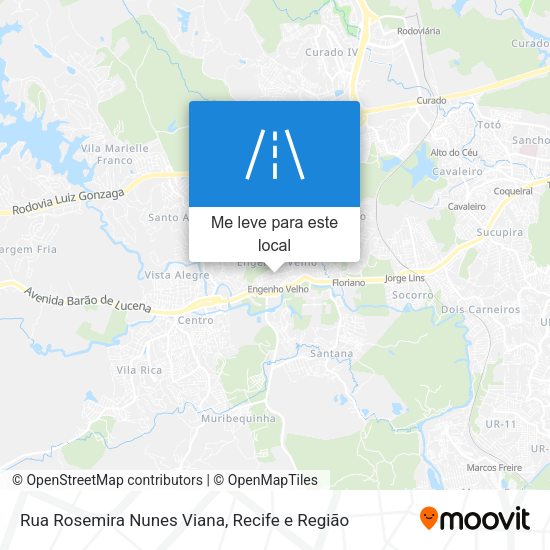 Rua Rosemira Nunes Viana mapa
