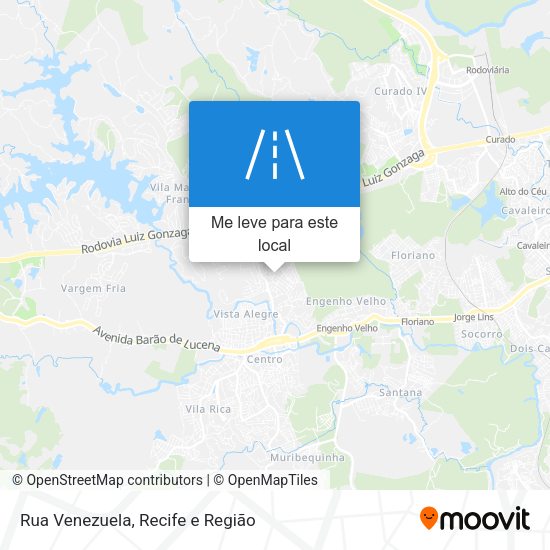 Rua Venezuela mapa