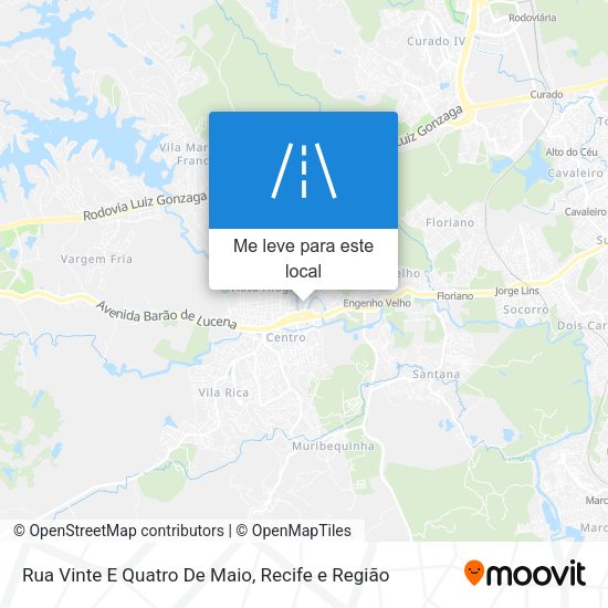 Rua Vinte E Quatro De Maio mapa
