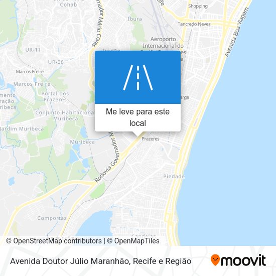 Avenida Doutor Júlio Maranhão mapa
