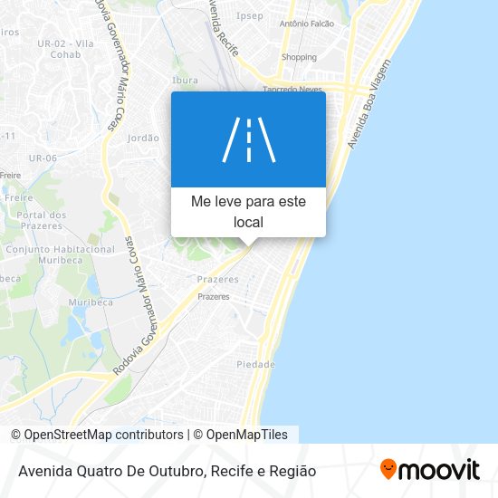 Avenida Quatro De Outubro mapa