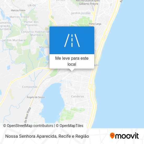 Nossa Senhora Aparecida mapa