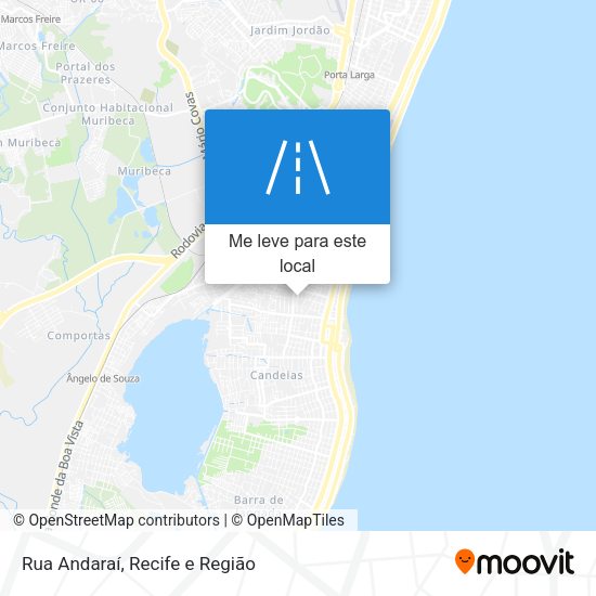 Rua Andaraí mapa