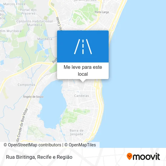 Rua Biritinga mapa