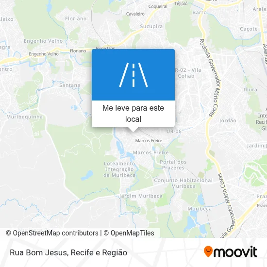 Rua Bom Jesus mapa