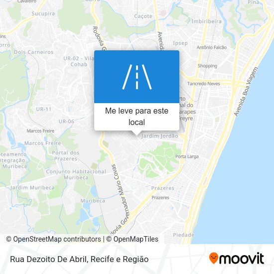 Rua Dezoito De Abril mapa