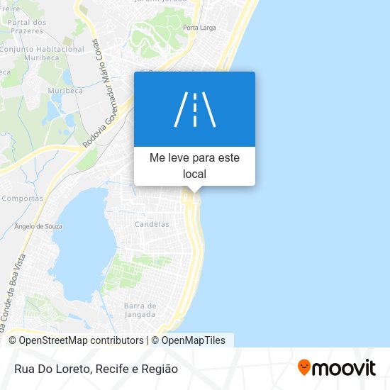 Rua Do Loreto mapa