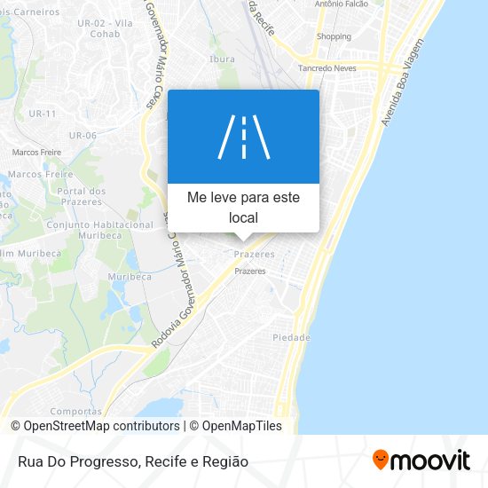 Rua Do Progresso mapa