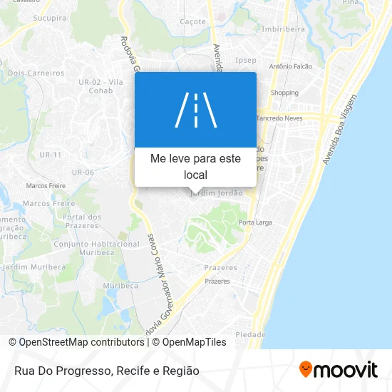 Rua Do Progresso mapa