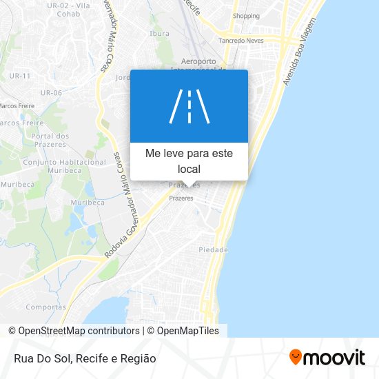 Rua Do Sol mapa