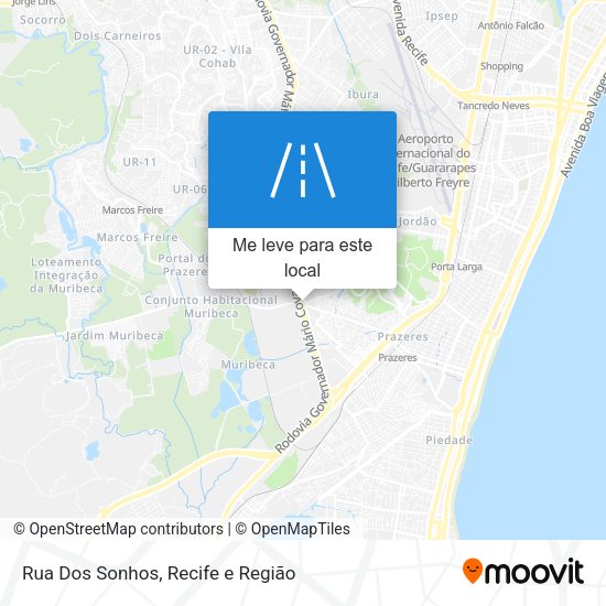 Rua Dos Sonhos mapa