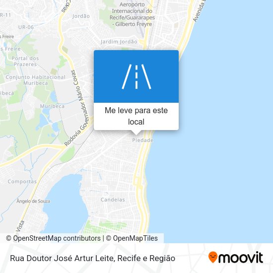 Rua Doutor José Artur Leite mapa