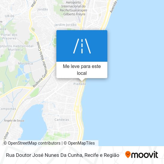 Rua Doutor José Nunes Da Cunha mapa
