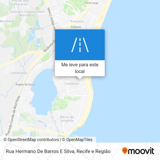 Rua Hermano De Barros E Silva mapa