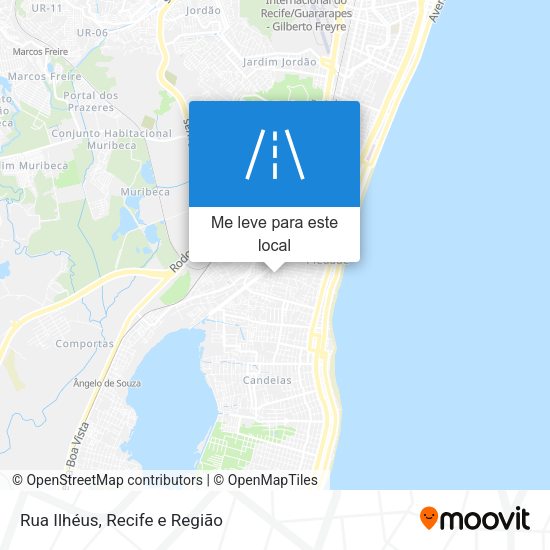 Rua Ilhéus mapa