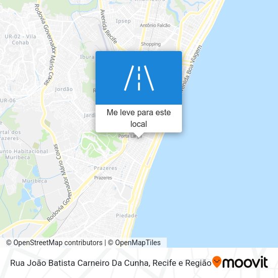 Rua João Batista Carneiro Da Cunha mapa