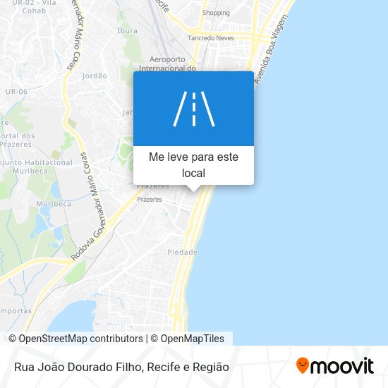 Rua João Dourado Filho mapa
