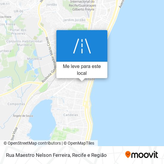 Rua Maestro Nelson Ferreira mapa