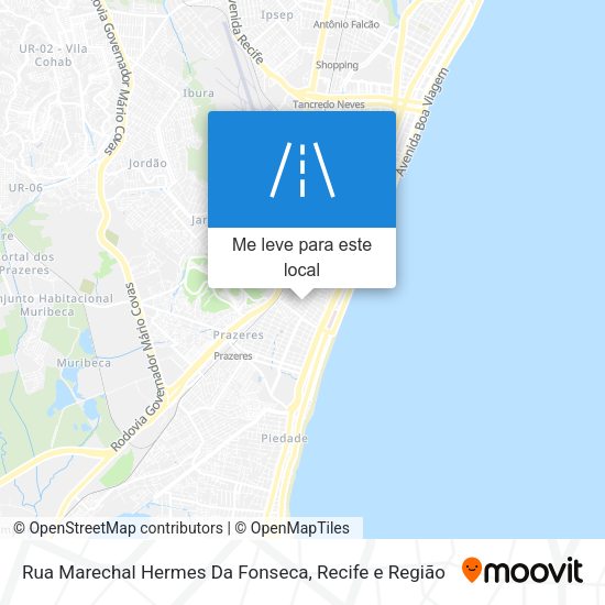 Rua Marechal Hermes Da Fonseca mapa