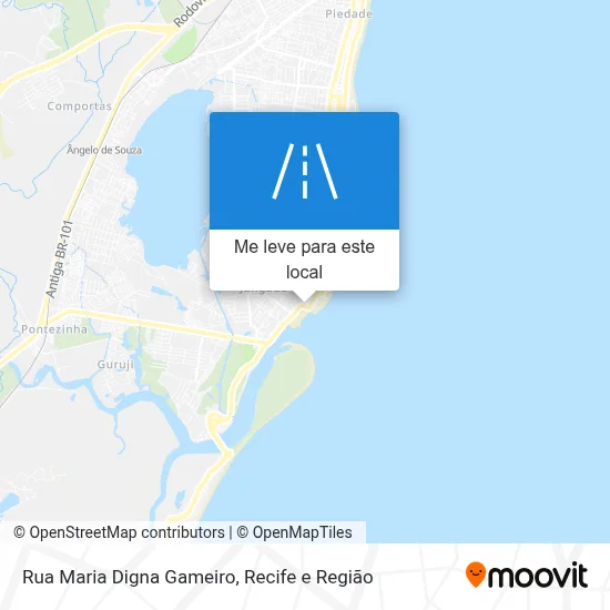 Rua Maria Digna Gameiro mapa