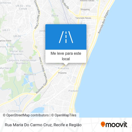 Rua Maria Do Carmo Cruz mapa