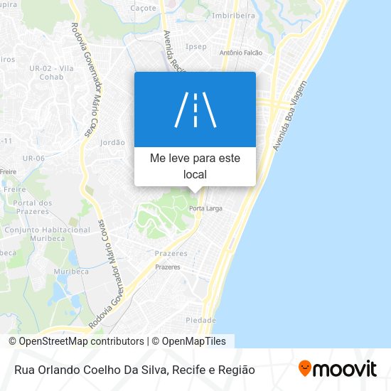 Rua Orlando Coelho Da Silva mapa