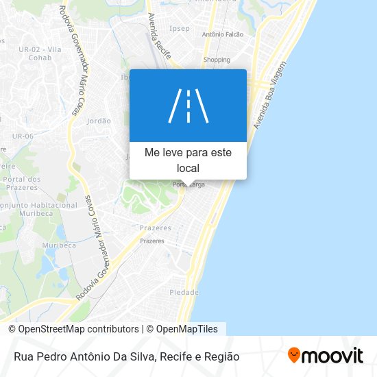 Rua Pedro Antônio Da Silva mapa