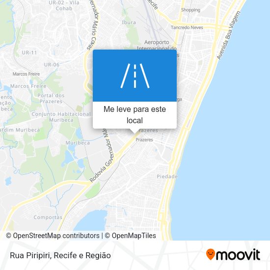 Rua Piripiri mapa