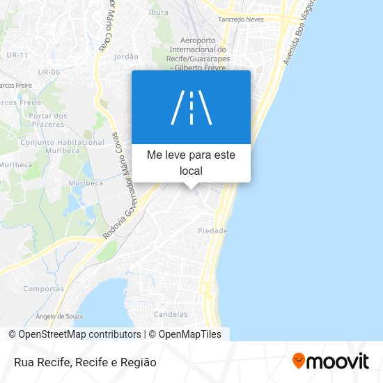 Rua Recife mapa