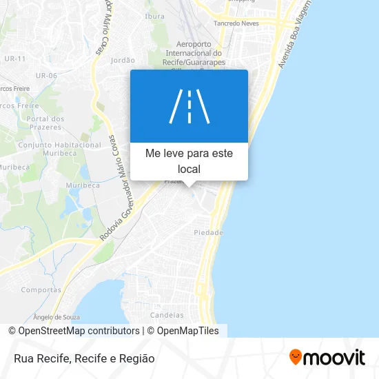 Rua Recife mapa