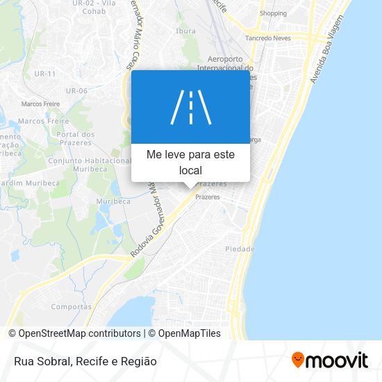 Rua Sobral mapa