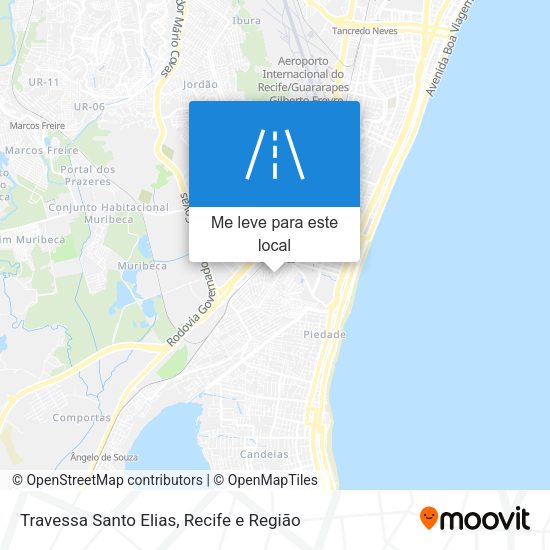 Travessa Santo Elias mapa