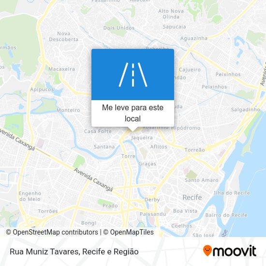 Rua Muniz Tavares mapa