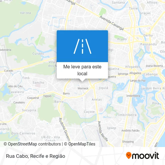 Rua Cabo mapa