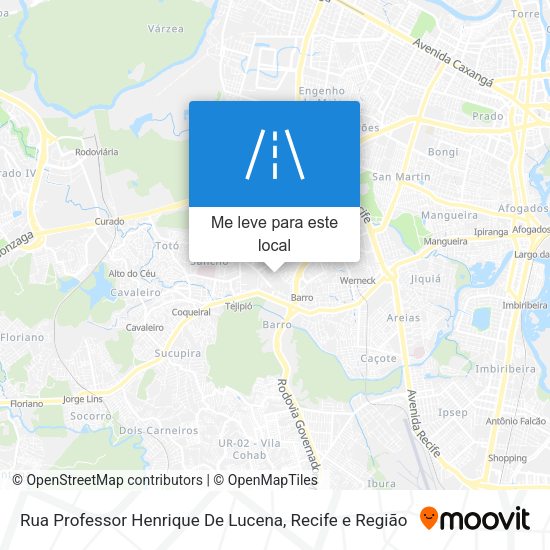 Rua Professor Henrique De Lucena mapa