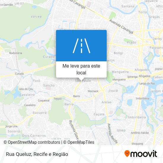Rua Queluz mapa