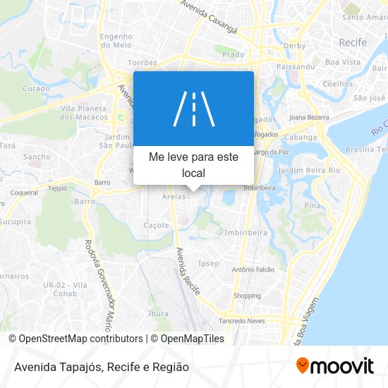 Avenida Tapajós mapa