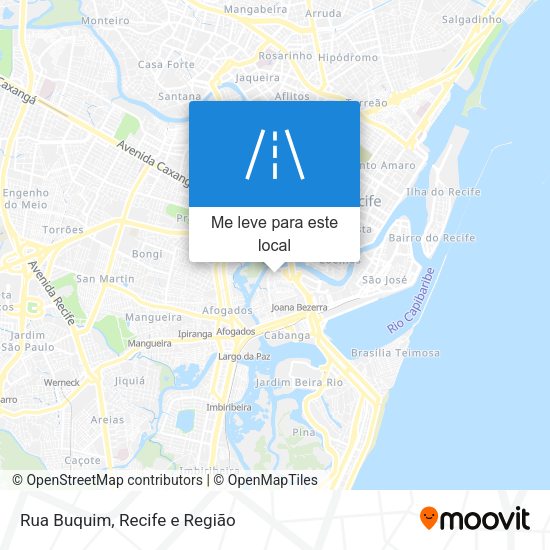 Rua Buquim mapa