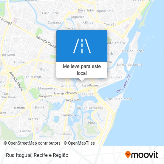 Rua Itaguaí mapa